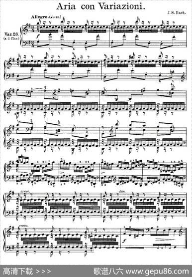 AriaconVariazioni之28|J.S.Bach