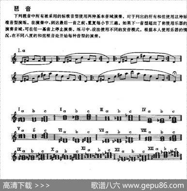 中音萨克管的日常练习