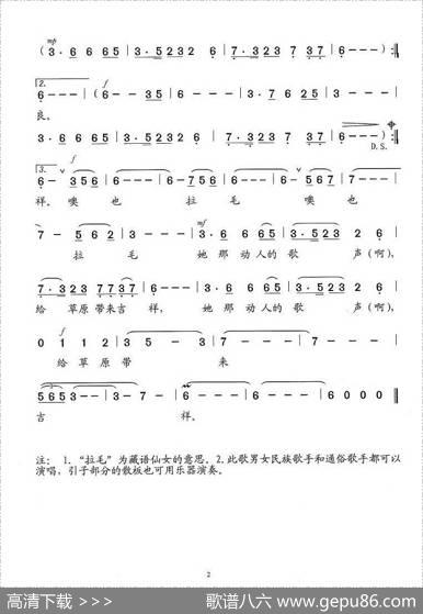 美丽的拉毛 - 楚才元|楚兴元