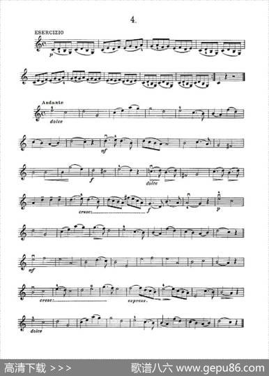 36StudiMelodiciEFacilissimiOp.48之1—10（36首容易旋律作品.48）|Charles、Dancla（丹克拉）