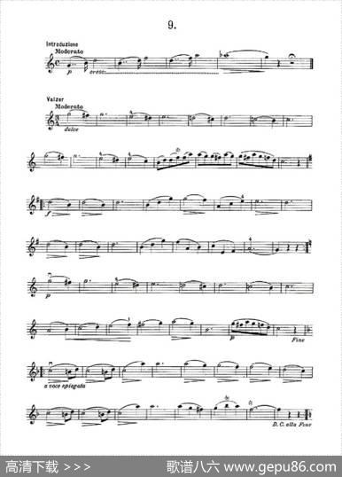 36StudiMelodiciEFacilissimiOp.48之1—10（36首容易旋律作品.48）|Charles、Dancla（丹克拉）