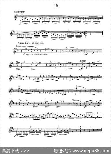 36StudiMelodiciEFacilissimiOp.48之11—20（36首容易旋律作品.48）|Charles、Dancla（丹克拉）