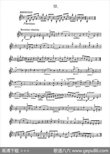 36StudiMelodiciEFacilissimiOp.48之11—20（36首容易旋律作品.48）|Charles、Dancla（丹克拉）