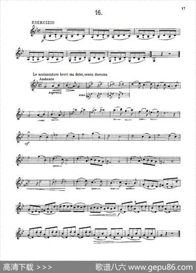 36StudiMelodiciEFacilissimiOp.48之11—20（36首容易旋律作品.48）|Charles、Dancla（丹克拉）