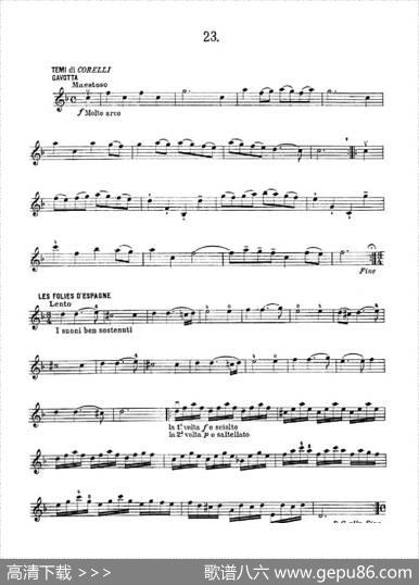 36StudiMelodiciEFacilissimiOp.48之21—30（36首容易旋律作品.48）|Charles、Dancla（丹克拉）
