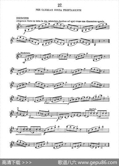 36StudiMelodiciEFacilissimiOp.48之21—30（36首容易旋律作品.48）|Charles、Dancla（丹克拉）