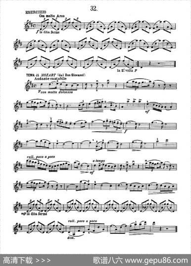 36StudiMelodiciEFacilissimiOp.48之31—36（36首容易旋律作品.48）|Charles、Dancla（丹克拉）