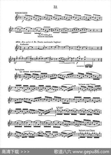 36StudiMelodiciEFacilissimiOp.48之31—36（36首容易旋律作品.48）|Charles、Dancla（丹克拉）