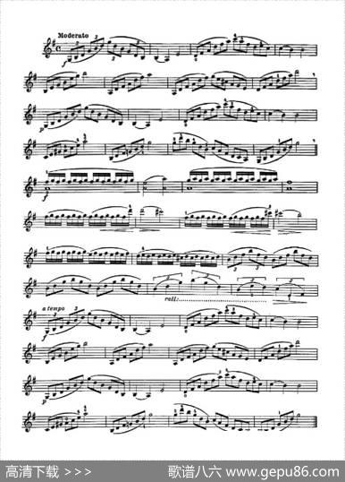 36StudiMelodiciEFacilissimiOp.48之31—36（36首容易旋律作品.48）|Charles、Dancla（丹克拉）