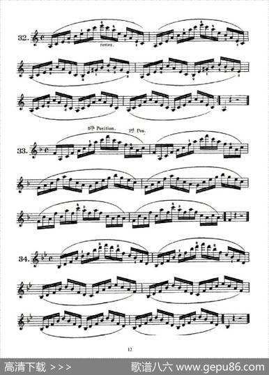 SchoolofMechanism,Op.74（小提琴技巧作品.74）|丹克拉