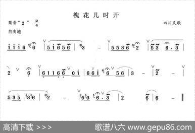 槐花几时开|四川民歌