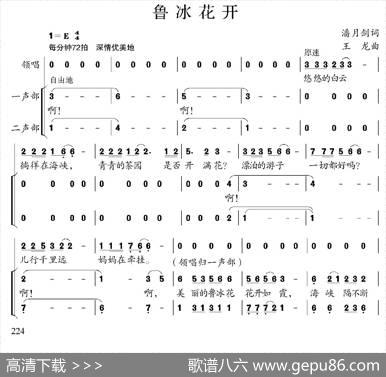 鲁冰花开（合唱） - 潘月剑|王龙