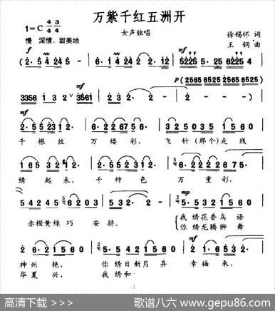 万紫千红五洲开 - 徐锡怀|王钢