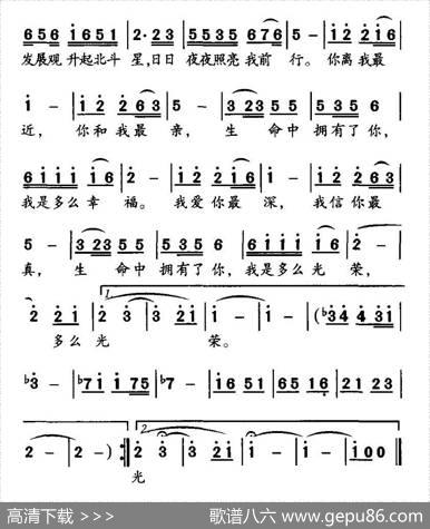 生命中拥有了你（胡宏伟词范哲明曲） - 胡宏伟|范哲明