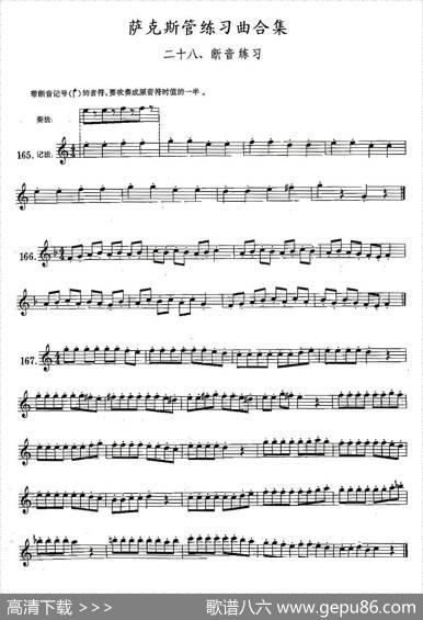练习曲合集：28、断音练习|王清泉