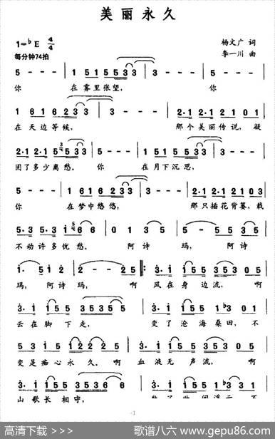 美丽永久 - 杨文广|李一川