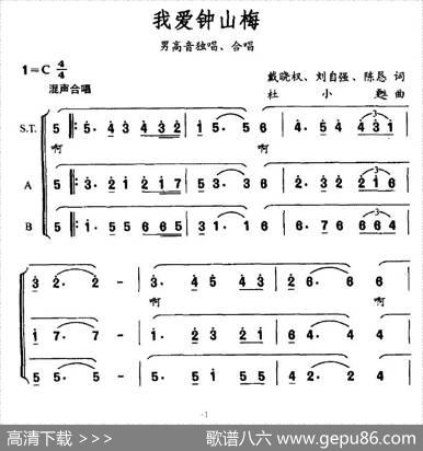 我爱钟山梅 - 戴晓泉、刘自强/陈恳|杜小甦