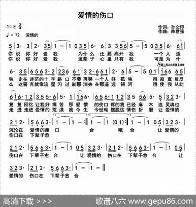 爱情的伤口 - 孙文印|陈世强