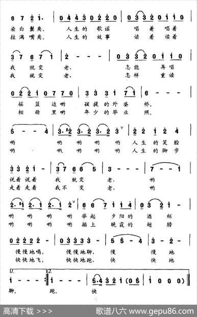 人生，说着说着就变老（朱积聚词金苗苓曲） - 朱积聚|金苗苓