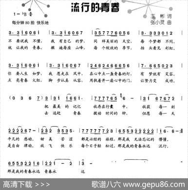流行的青春 - 王彬|张小灵