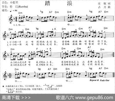 踏浪 - 庄奴|古月