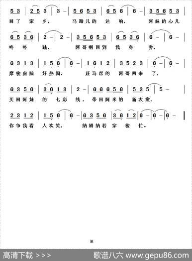 赶马帮的阿哥回来了 - 方方青|黄清林
