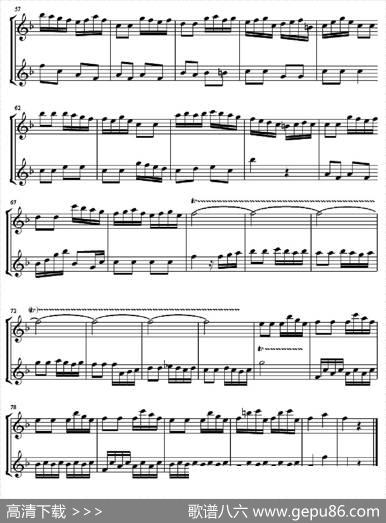 AllegroforMusicalClock（二重奏）|贝多芬