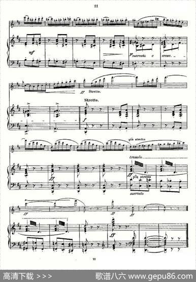 L'Hirondelle.Op.44（长笛+钢琴伴奏）