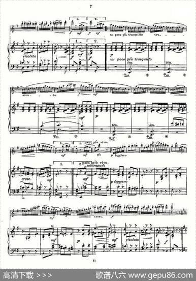 L'Hirondelle.Op.44（长笛+钢琴伴奏）