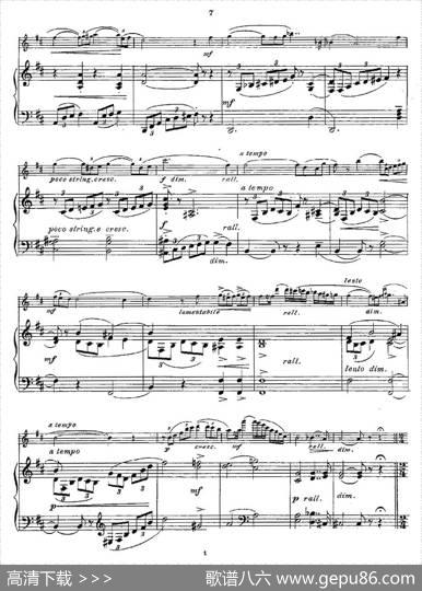 Opern-Transcriptionen.Op.45-4（长笛+钢琴伴奏）