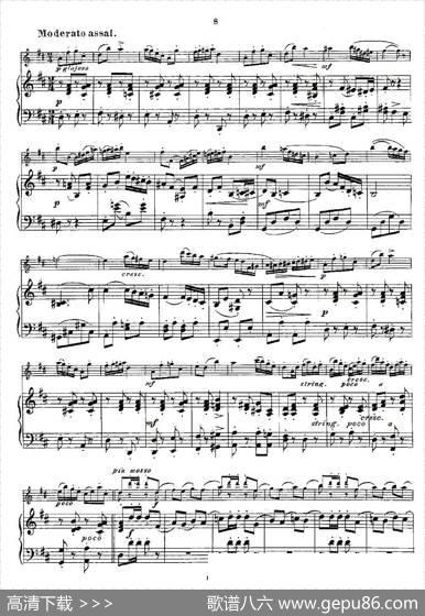 Opern-Transcriptionen.Op.45-4（长笛+钢琴伴奏）