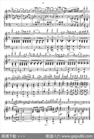 Opern-Transcriptionen.Op.45-4（长笛+钢琴伴奏）