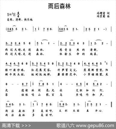 雨后森林 - 冯增清|冯京菊