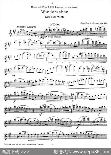 Wiedersehen.Op.46