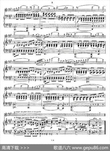 Wiedersehen.Op.46（长笛+钢琴伴奏）