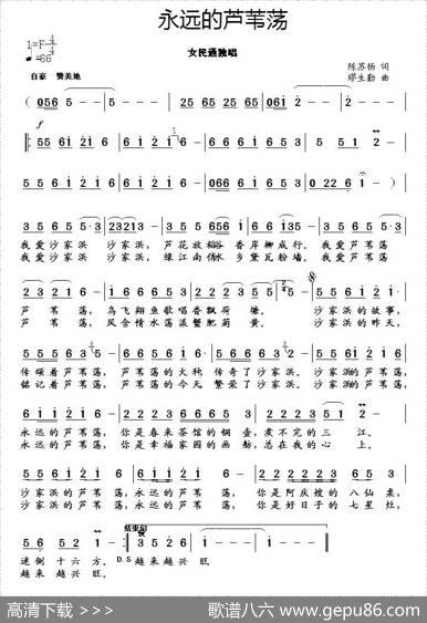 永远的芦苇荡 - 陈苏扬|缪生勤