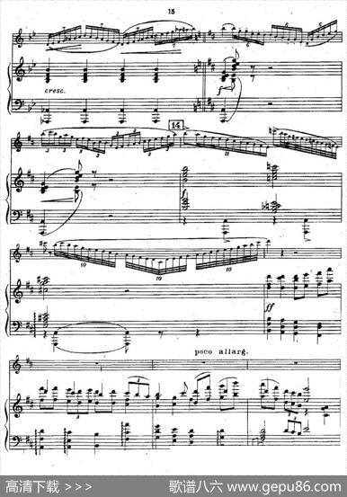 ChaminadeFluteConcertino（莎米纳德长笛协奏曲）|莎米纳德