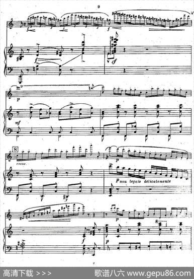 ChaminadeFluteConcertino（莎米纳德长笛协奏曲）|莎米纳德