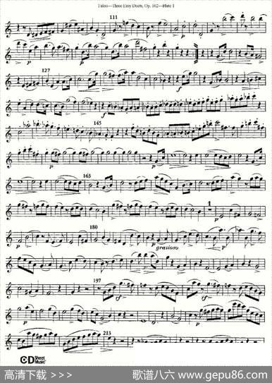 ThreeEasyDuets,Op.102之第一长笛（三首简易重奏曲作品102号）|Tulou（图露）