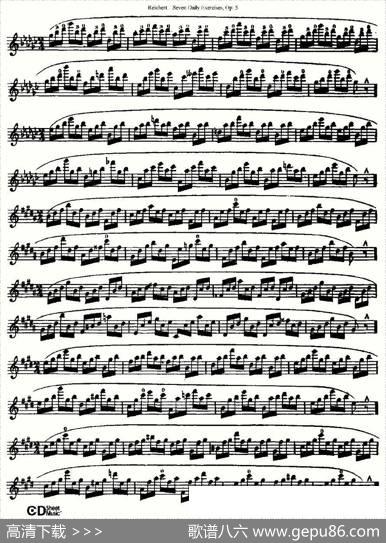 SevenDailyExercises,Op.5（每日练习七首，作品5号）|Reichert、（瑞澈特）