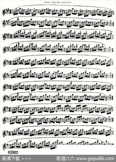SevenDailyExercises,Op.5（每日练习七首，作品5号）|Reichert、（瑞澈特）