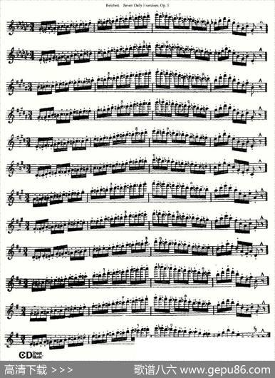 SevenDailyExercises,Op.5（每日练习七首，作品5号）|Reichert、（瑞澈特）