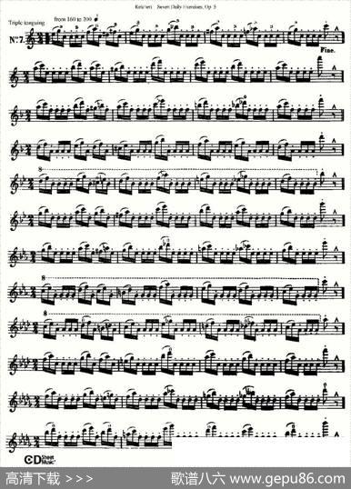 SevenDailyExercises,Op.5（每日练习七首，作品5号）|Reichert、（瑞澈特）