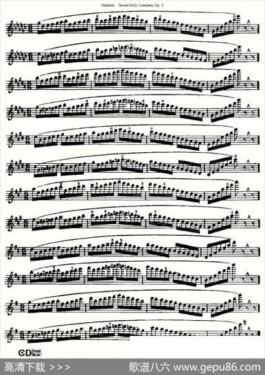 SevenDailyExercises,Op.5（每日练习七首，作品5号）|Reichert、（瑞澈特）