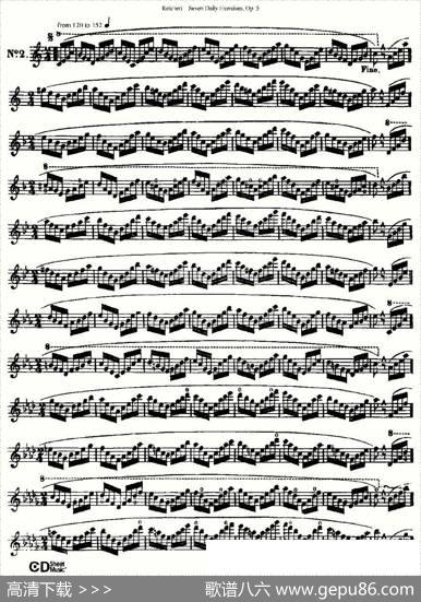 SevenDailyExercises,Op.5（每日练习七首，作品5号）|Reichert、（瑞澈特）