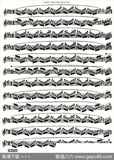SevenDailyExercises,Op.5（每日练习七首，作品5号）|Reichert、（瑞澈特）