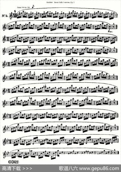 SevenDailyExercises,Op.5（每日练习七首，作品5号）|Reichert、（瑞澈特）