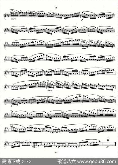 24首长笛练习曲Op.15之1—5|Andersen、（安德森）