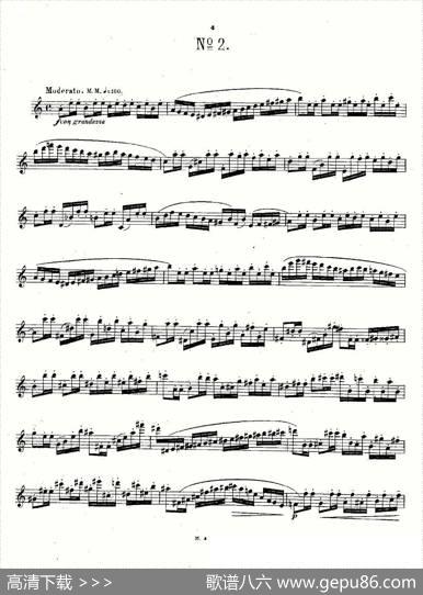 24首长笛练习曲Op.15之1—5|Andersen、（安德森）
