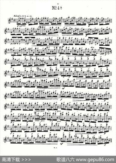 24首长笛练习曲Op.15之1—5|Andersen、（安德森）